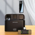 Бездротовий петличний мікрофон Proove Record Type-C + Lightning black