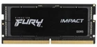 Пам'ять SO-DIMM, DDR5, 16Gb, 4800 MHz, Kingston Fury Impact, 1.1V, CL38 (KF548S38IB-16)