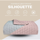 Покрывало на кровать Silhouette 220x240 IDEIA двухстороннее прочная стежка ткани антиаллергенное