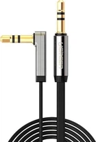 Аудиокабель Ugreen AV119 3.5 мм Male to 3.5 мм Male Straight to angle flat Cable 2 м Black (UGR-10599)