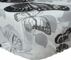 Простирадло на гумці Moon&Star Silver Butterflies Ranforce Elite 140х200х20 см (MS-850006450)