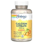 Цитрат кальция Solaray (Calcium Citrate) 1000 мг 60 жевательных таблеток со вкусом апельсина SOR04584