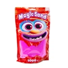 Пісок кінетичний Strateg Magic sand у пакеті 1 кг рожевий (39404-8)