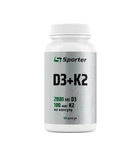 Вітаміни Д3+К2 Sporter D3+K2 2000IU/100mcg 60Caps