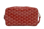 Сумка через плече Goyard у червоному кольорі.