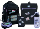 Шкільний набір на зріст 130-145 см Kite Education Monster High SET_MH26-1022M (рюкзак, пенал-книжка, сумка, ланчбокс, пляшка)