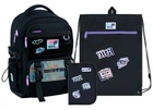 Ортопедичний шкільний рюкзак з сумкою + подарунок пенал-книжка Kite Education Monster High MH26-1022M