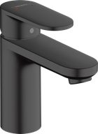 Змішувач hansgrohe Vernis Blend для раковини з зливним набором, чорний матовий 71551670