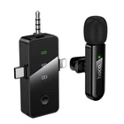 Микрофон Hoco L20B Fair беспроводной для iPhone/Type-C/3,5 мм Черный (L20B)