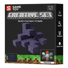 Магнитный конструктор Same Toy Creative Set Obsidian 20 деталей MCRAFT-4931-SM