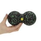 Массажный мяч двойной Actiget EPP 8 x 16 см ACT0098 Black/Green