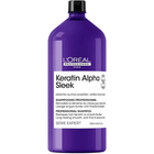 Безсульфатний шампунь для гладкості та контролю пушистості L'Oreal Professionnel Serie Expert Keratin Alpha Sleek Shampoo 1500 мл