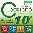 Струны для акустической гитары CLEARTONE 7410-12 Acoustic Phosphor Bronze 12-String Ultra Light 10-47