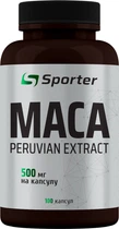 Натуральная добавка Sporter Maca 500 мг