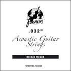 Струна для акустической гитары FRAMUS 48032 Bronze 032