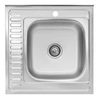Кухонна мийка накладна Kroner KRP Satin 6060R06160 (CV022824)