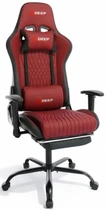 Крісло геймерське ігрове Bonro 1002G червоне з підставкою для ніг (42412608)