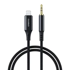 Кабель Choetech Lightning / mini jack 3.5mm 2 м Black (AUX009)
