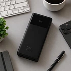 Повербанк Baseus Bipow 30000 mAh 20W Power Bank с цифровым дисплеем, быстрая зарядка QC 3.0, 2 USB + Type-C, черный
