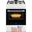 Плита газова Electrolux LKG600011W