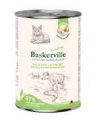 Вологий корм для кішок Baskerville Holistic Kalb und Lachs Телятина та лосось 400 г