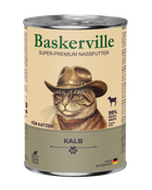 Вологий корм для кішок Baskerville Телятина 400 г
