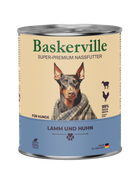 Вологий корм для собак Baskerville Ягня і півень