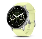 Смарт-годинник GARMIN Venu 4 45 mm Silver with Citron Silicone Band (010-03014-02)