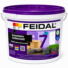 Фарба інтер’єрна латексна Feidal Innenlatex Seidenmatt шовковисто-матова миюча біла для стін і стелі 2.5л.