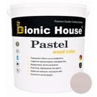 Фарба для дерева PASTEL Wood Color Bionic-House — декоративно-захисна, для фасаду, меблів і паркану 0,8 л Грей