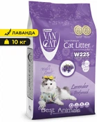 Бентонітовий наповнювач для котячого туалету Van Cat Lavender Ван Кет з запахом лаванди 10 кг (12 л) (8699245857429)