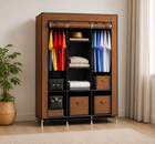 Тканинна шафа HCX Storage Wardrobe 88130 Сірий