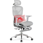 Офисное массажное кресло Mealux M6 Massage Grey, HF-M6 M/G