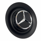 Ковпачок-заглушка Mercedes-Benz 154мм Різьба 60 мм Чорний мат Mercedes CAP-178-1 CAP-001