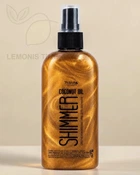 Кокосовое масло с шиммером для загара Top Beauty Shimmer Coconut Oil 100 мл