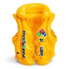 Дитячий надувний жилет для плавання Intex для дитини 3-6 років 18-30 кг жовтий (58660)