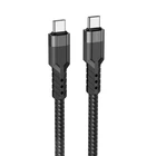 PD Кабель HOCO U110 PD Type-C to Type-C 60W charging data cable 1,2m. Black
