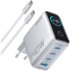 Зарядное устройство Anker 140W Laptop GaN Charger 3xUSB-C PD3.1 1xUSB-A Silver