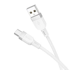 Кабель HOCO X109 Energy silicone charging data cable Type-C/3A/1m. White
