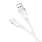 Кабель HOCO X109 Energy silicone charging data cable iP 2A/1m. White