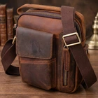 Чоловіча vintage сумка з натуральної шкіри Vintage коричневого кольору для міста та ділових зустрічей (bg212fash93)