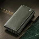 Місткий жіночий гаманець на магнітах із натуральної шкіри ST Leather bg231fash15 Зелений