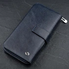 Чоловічий гаманець ST Leather 18454 (ST128) шкіряний Синій