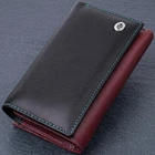 Жіночий шкіряний горизонтальний гаманець з монетницею ST Leather Різнокольоровий (bg194fash44)