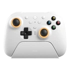 Геймпад 8BitDo Ultimate 2 Wireless TMR для ПК, Android, SteamOS и Apple, беспроводной, с зарядной док-станцией белый