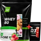 Протеин Target Nutrition Trend сывороточный WHEY 80 и омега 3 и креатин малат