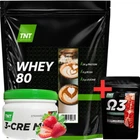 Протеин Target Nutrition Trend сывороточный WHEY 80 и омега 3 и креатин малат