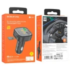АЗП модулятор BOROFONE BC43 Flash QC3.0 чорний
