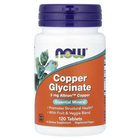 Мідь NOW FOODS Copper Glycinate 3mg 120 табл.