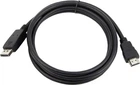 Кабель DisplayPort (M) — HDMI (M), 3 м, чорний, Cablexpert (CC-DP-HDMI-3M)